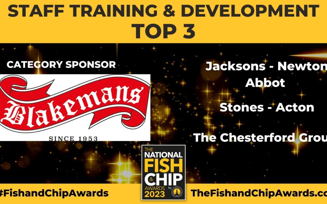 Finalists announced for Staff & Training Development category in industry awards