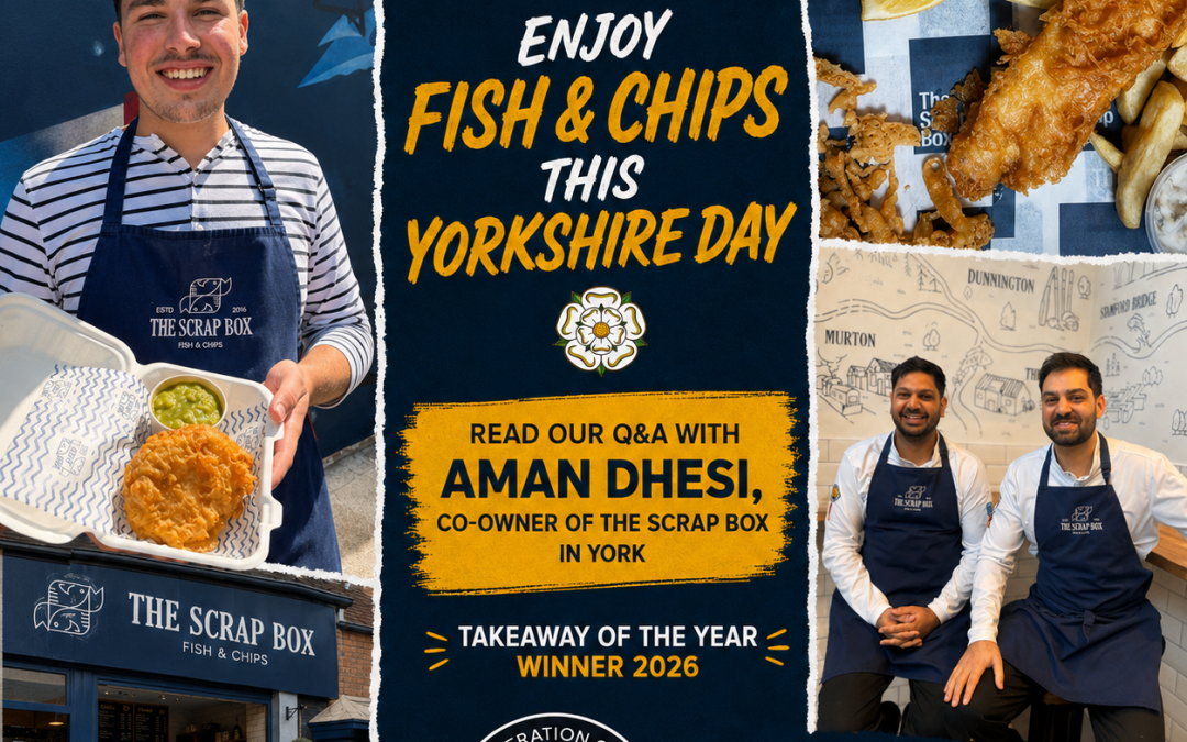 Aman Dhesi, co-owner of The Scrap Box in York